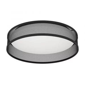 900795 Потолочный светильник LUPPINERIA, 20W (LED), 3000K, 2400lm, H95, Ø385, сталь, черный / пластик, белый EGLO