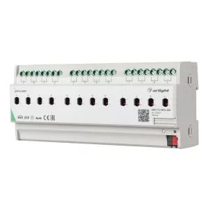 INTELLIGENT ARLIGHT Релейный модуль KNX-712-SW16-DIN (BUS, 12x16A)