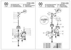 Потолочный светильник MW-Light Адель золотой 373011205