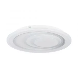 32052 Потолочный светильник PALAGIANO 1, 14,7W (LED), 4000K, 2200lm, H50, Ø380, сталь, белый / пластик, сталь, матовый белый EGLO