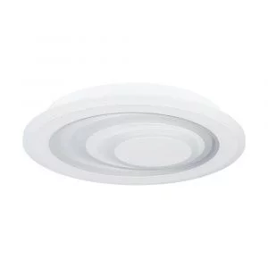 32051 Потолочный светильник PALAGIANO 1, 14,7W (LED), 4000K, 2100lm, H50, Ø300, сталь, белый / пластик, сталь, матовый белый EGLO