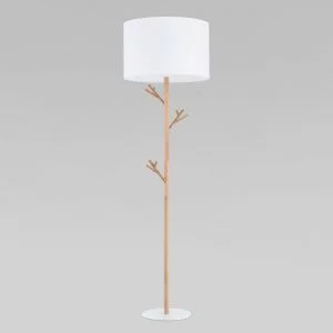 Напольный светильник с тканевым абажуром TK Lighting Albero White 5572