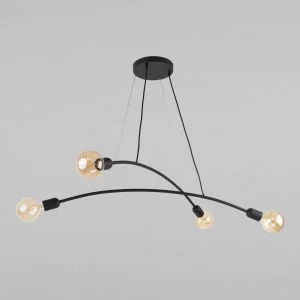 Подвесной светильник в стиле лофт TK Lighting Helix Black 2724