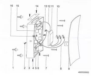 Настенный светильник MW-Light Котбус хром 492020802