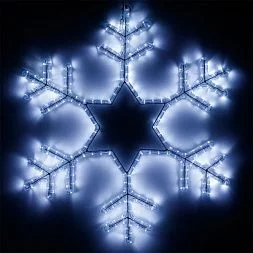 Фигура ARD-SNOWFLAKE-M4-750x750-324LED White (230V, 18W)