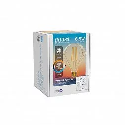 Лампа Gauss Smart Home Filament Diamond 6,5W 720lm 2000-5500К E27 изм.цвет.темпр.+дим. LED 1/40