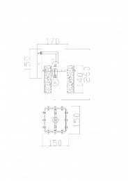 Настенный светильник (бра) Freya FR5166WL-01BS