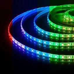 Светодиодная лента Лента светодиодная 12V 14,4W 60Led 5050 IP65 RGB, 5м Elektrostandard a034876