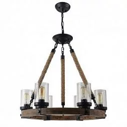 Подвесная люстра Arte Lamp DODGE Коричневый A1693SP-6BR