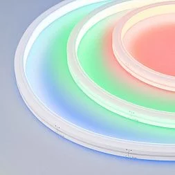 Лента герметичная MOONLIGHT-TOP-B84-13x12mm 24V RGB (12 W/m, IP67, 5m, wire x2) (Arlight, Боковой вывод кабеля)