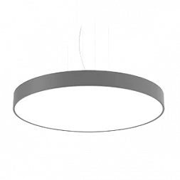 Светодиодный светильник "ВАРТОН" COSMO подвесной 190 Вт 1200*115 мм 4000К с рассеивателем опал RAL7045 серый муар диммируемый по протоколу DALI
