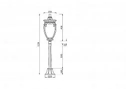 Ландшафтный светильник Maytoni Outdoor O414FL-01BZ1